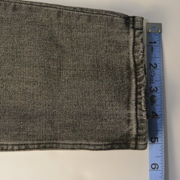 Abercrombie & Fitch Two Tone The Skinny High Rise Jean Black Women’s Size 27 4R - Picture 2 of 10